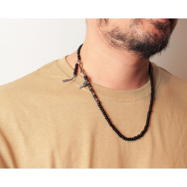 【12/24迄にお届け可】EVANGELION Hemp Cord & Beads Bracelet/Necklace - VIVIFY STORE