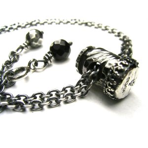 Decorate Cord Stoper Chain Necklace
