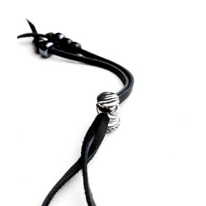 12/24ޤǤˤϤġDecorate Cord Stopper Leather Necklace2