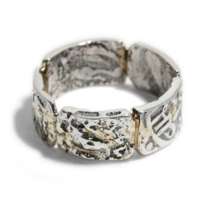 Ancient CutCoin Ring w/gold