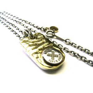 【12/24迄にお届け可】2tone Necklace(brass)