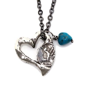 Open Heart Necklace(Large)
