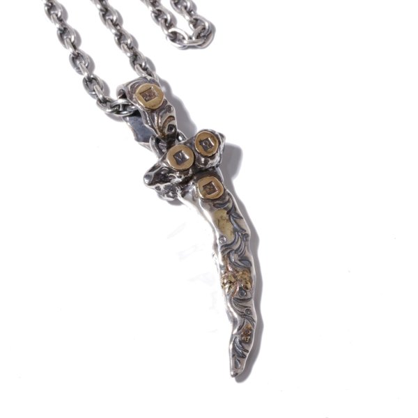 【ASK要相談】Arabesque Bear Claw Pendant Head w/gold - VIVIFY STORE