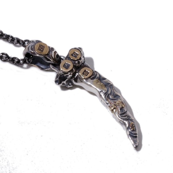 【ASK要相談】Arabesque Bear Claw Pendant Head w/gold - VIVIFY STORE