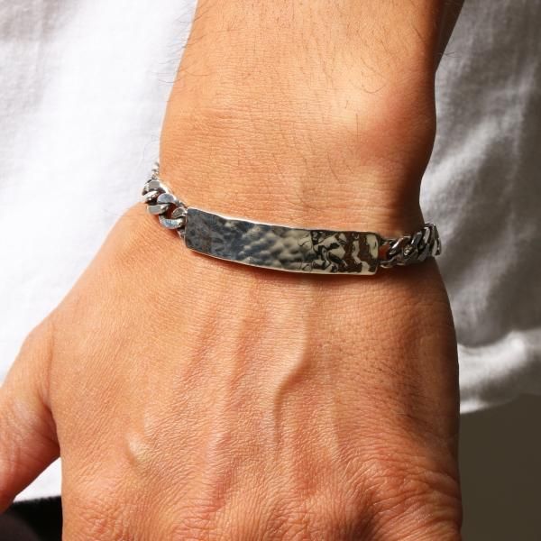 【VIVIFY】Back Hallmarks ID Bracelet Back Hallmarks ID Bracelet/ Mirror Finish - VIVIFY STORE