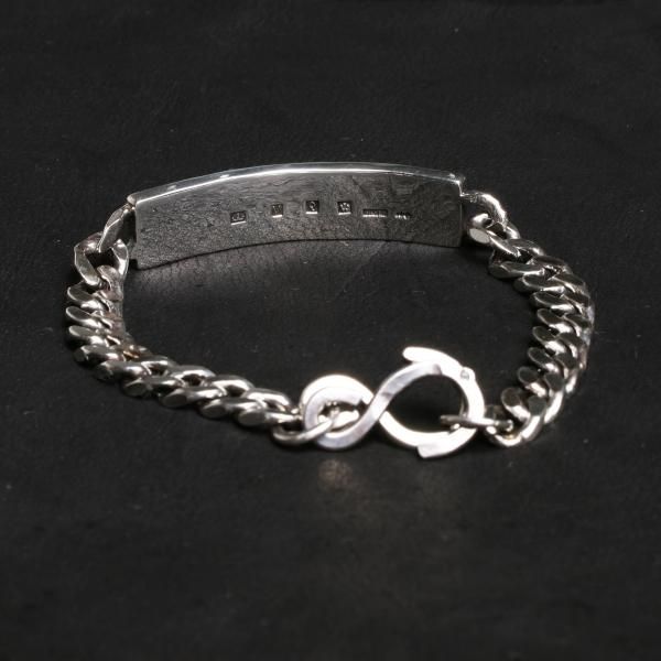 Back Hallmarks ID Bracelet/ Mirror Finish - VIVIFY STORE