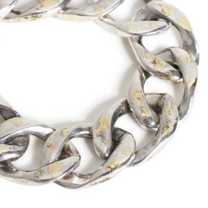 Seamless Huge Cavalry Chain  Bracelet w/gold