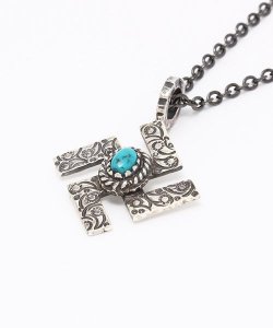 Paisley Turquoise  Necklace/Tokyo-Tominzoku