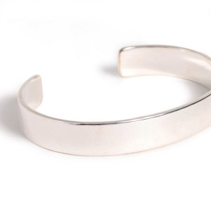 Back Hallmarks Bangle/Plain/10mm