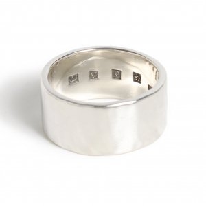 Back Hallmarks Ring/ Mirror finish /10mm