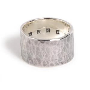 vivify シルバーリング Back Hallmarks Ring Back Hallmarks ID Ring/Plain - VIVIFY STORE
