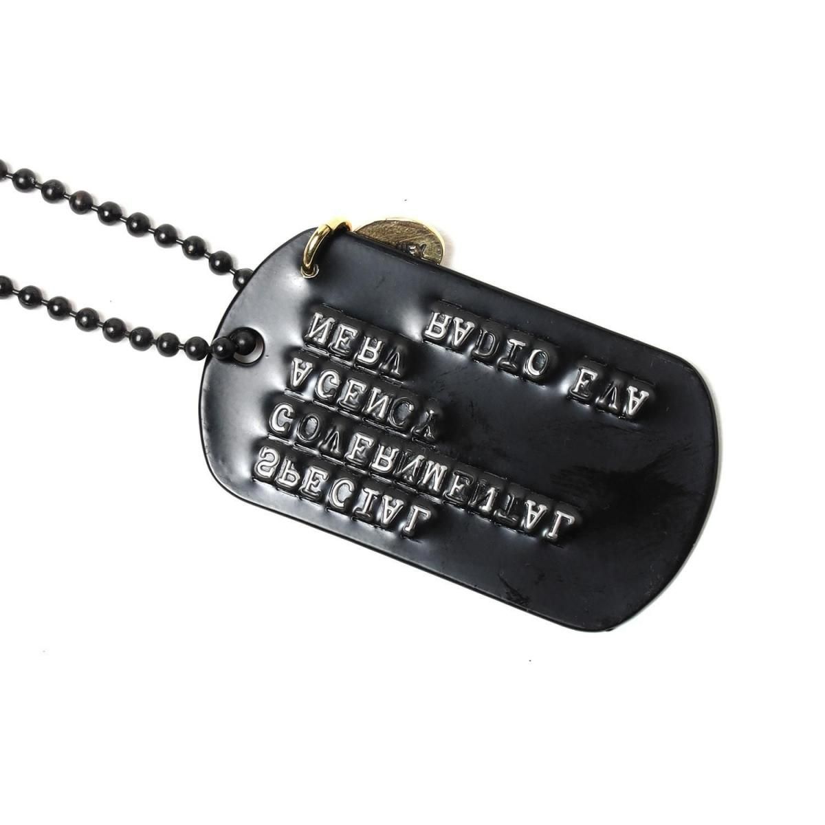 NERV Dog Tag (VIVIFY) (BLACK) - VIVIFY STORE