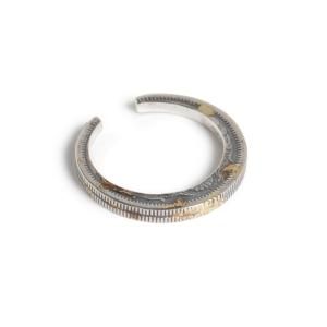 50 Sen Coins Double Layer Giza Ring w/gold
