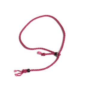 50 Sen Coin Beads & Cotton Cord Bracelet