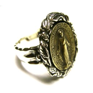 Ivied Frame Medai Ring(Mary)