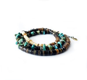 【6/20 価格改定】Tumble Shell&Turquoise Beads Code