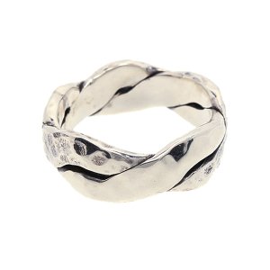Twist & Press Ring(Silver x Silver)
