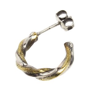 Silver x Brass Spiral Pierce