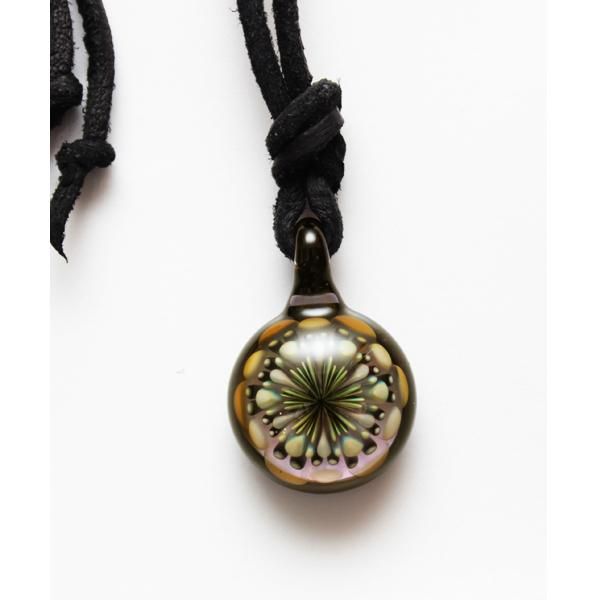 新品 ☆ Topnotch x VIVIFYグラスネックレス チョーカー Fireworks Leather Necklace(M) - VIVIFY STORE