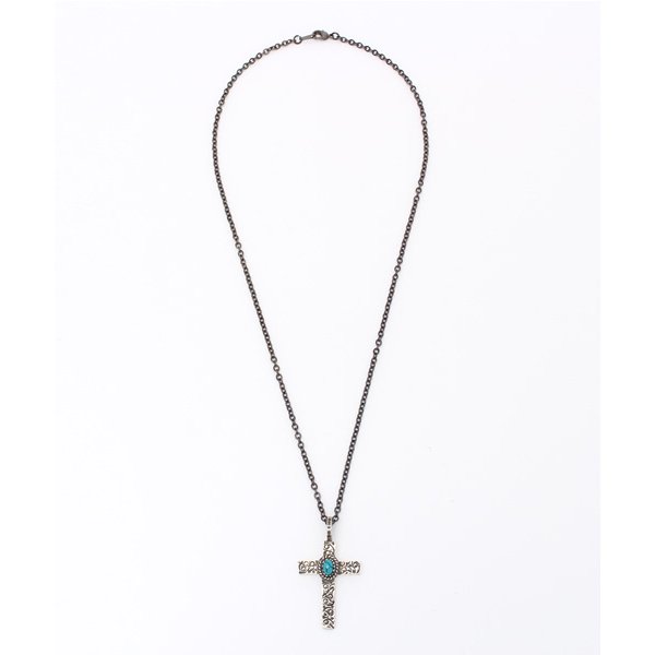 Paisley Turquoise Cross Necklace/TOKYO TOMINZOKU - VIVIFY STORE