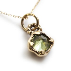 Simple Stone Necklace/k18（k18ゴールドチェーン）