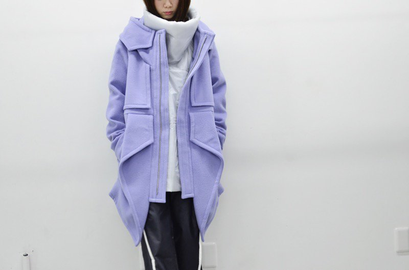 chloma ネンドロイドコート - VEIN BLUE - CRACKFLOOR WEBSHOP