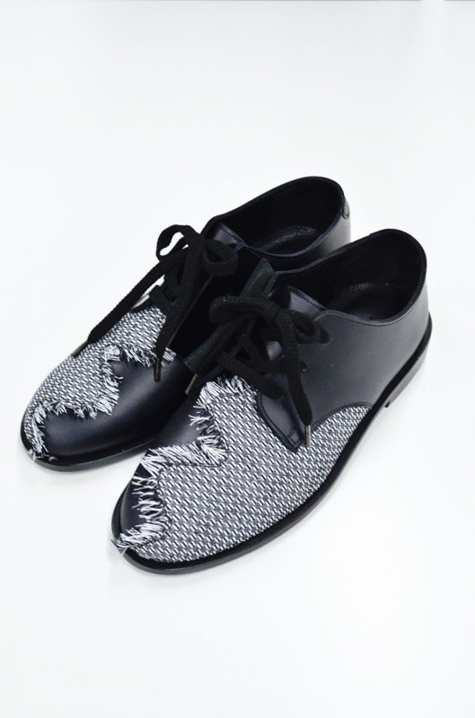 Jman / Hartmann Derby (MENS) - BLACK/WHITE - CRACKFLOOR WEBSHOP