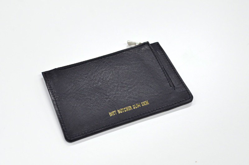 DIET BUTCHER SLIM SKIN / レザーカードホルダー - BLACK - CRACKFLOOR WEBSHOP