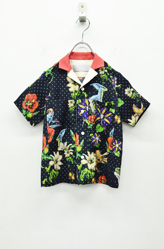 Luciole_jean pierre ALOHA SHIRTS - BLACK - CRACKFLOOR WEBSHOP