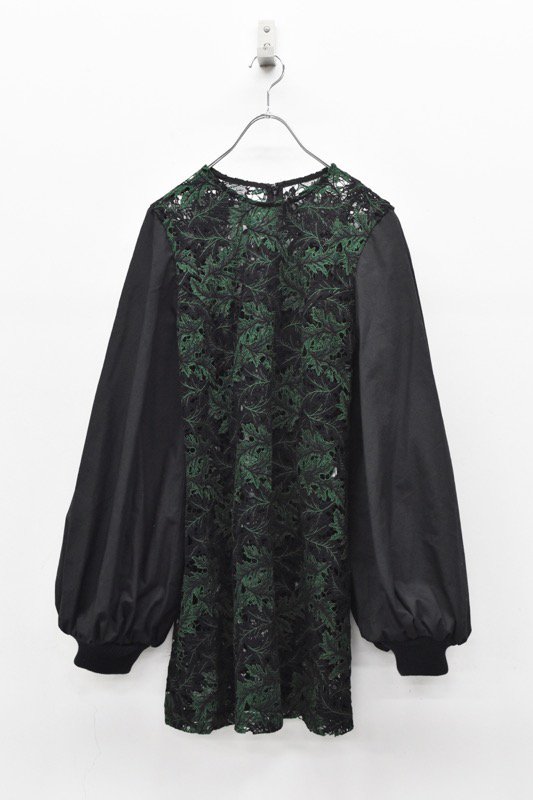 SHIROMA / puff sleeve lace dress