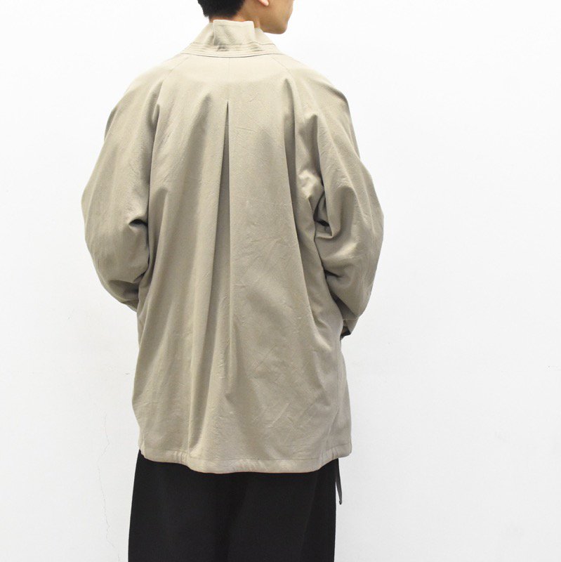 YANTOR / Wash Wool Fall Jacket - BEIGE - CRACKFLOOR WEBSHOP