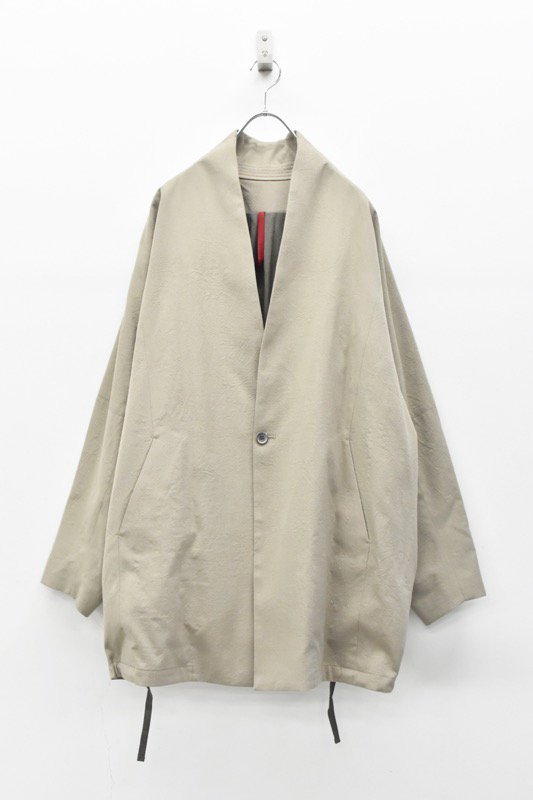 YANTOR / Wash Wool Fall Jacket - BEIGE - CRACKFLOOR WEBSHOP