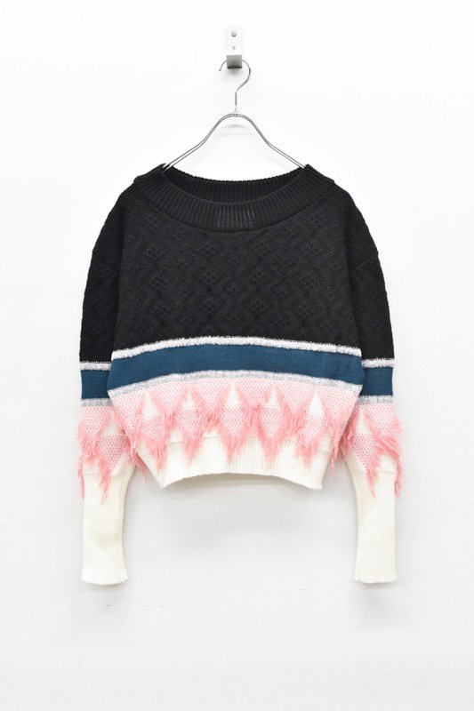 YUKI SHIMANE / Canonbury Sweater - BLACK