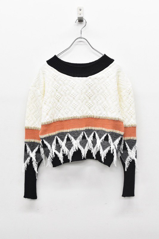 YUKI SHIMANE / Canonbury Sweater - WHITE