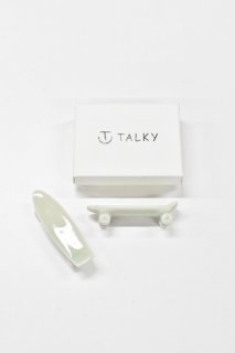 TALKY / skate board chopstick rest - GREEN