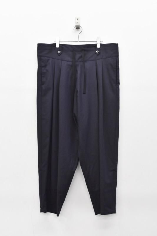 YANTOR / Torowool 2tuck Fall Pants - NAVY - CRACKFLOOR WEBSHOP