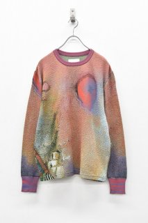 HATRA / Syn Feather Sweater - PEACOCK