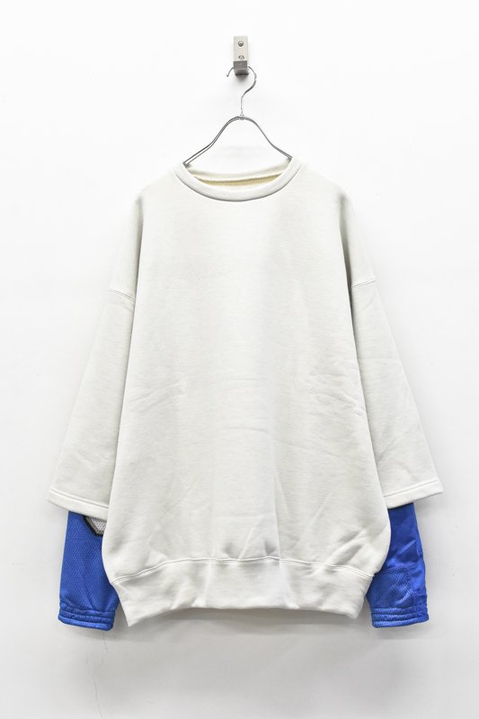 YEAH RIGHT!! / LAYER SWEAT TOPS - L.GRAY
