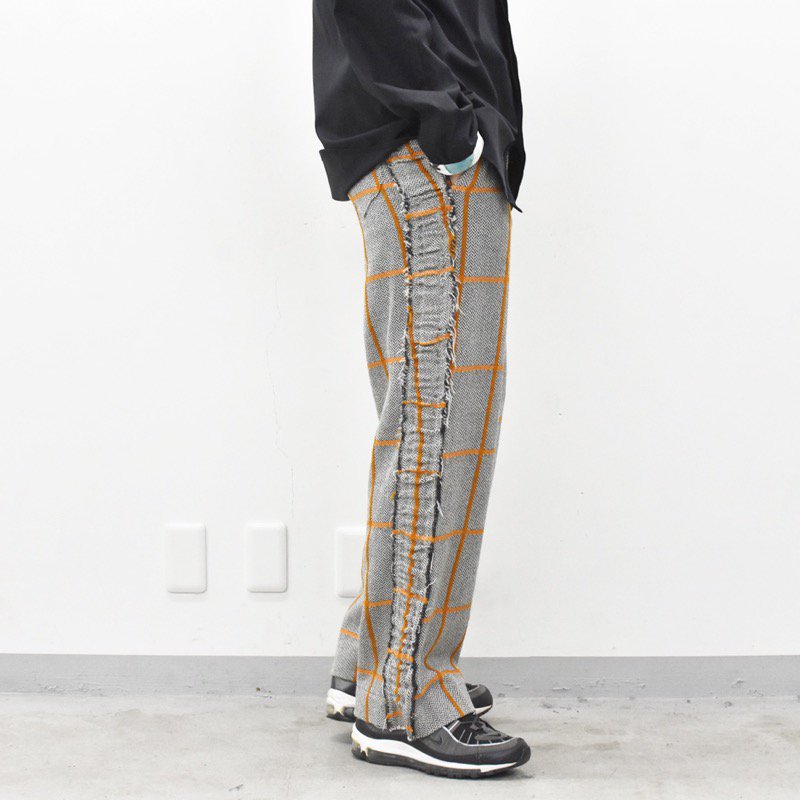 ohta / check wide pants - CRACKFLOOR WEBSHOP