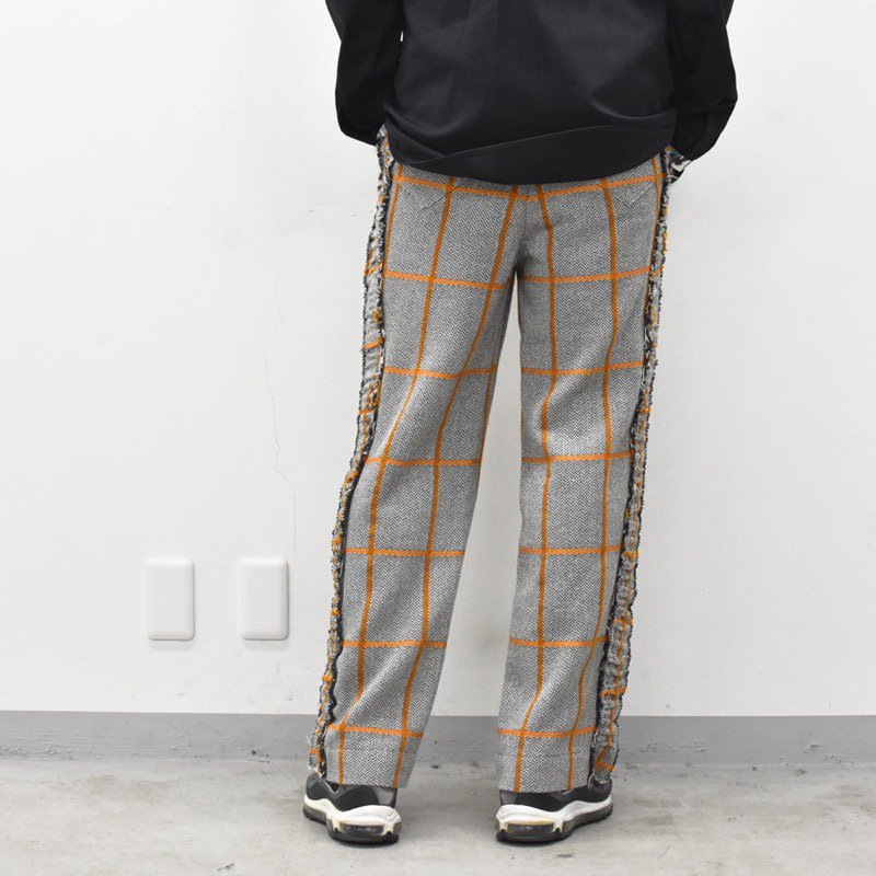 ohta / check wide pants - CRACKFLOOR WEBSHOP