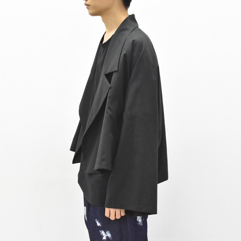 My Beautiful Landlet / COTTON LYOCEL&LINE CANVAS WIDE JACKET