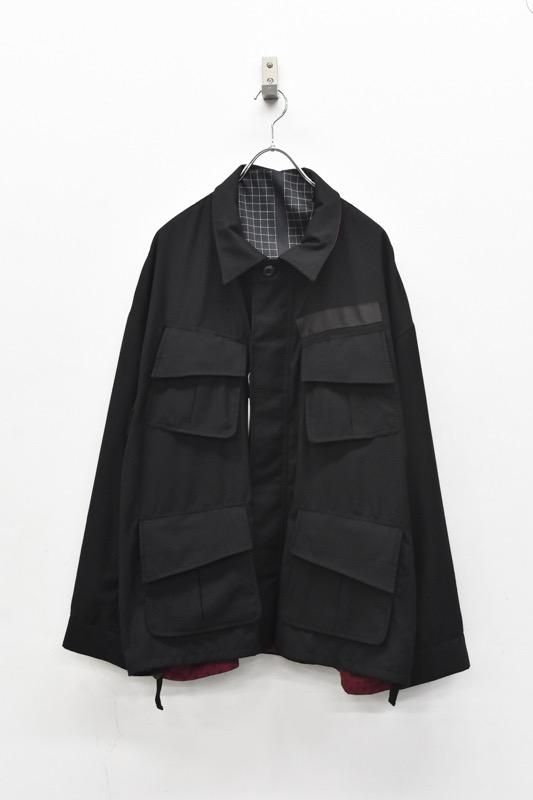 elephant TRIBAL fabrics / Reversible fatigue JKT - BLACK (ファイン ...