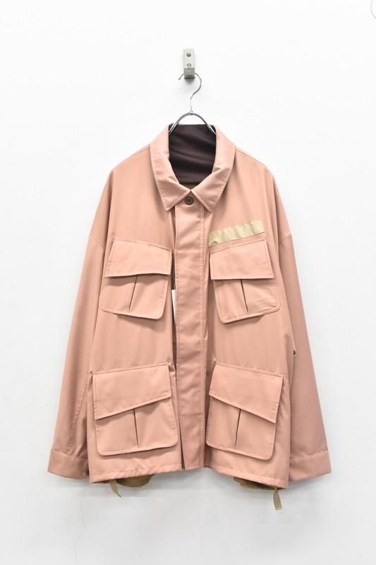 elephant TRIBAL fabrics / Reversible fatigue JKT - DUSTY PINK