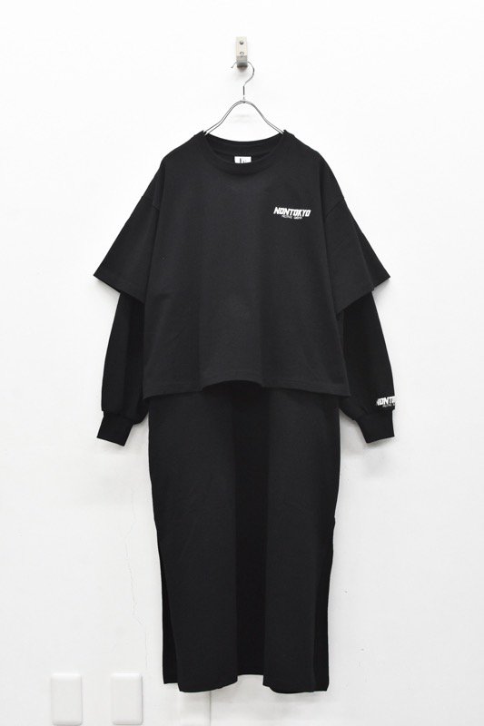 NON TOKYO / LAYERED HEAVY OZ SET-UP - BLACK - CRACKFLOOR WEBSHOP