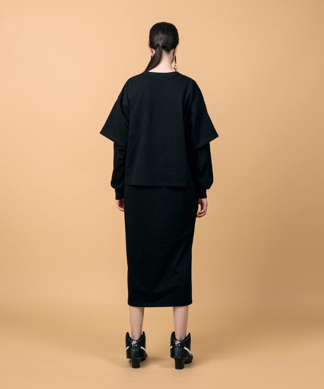 NON TOKYO / LAYERED HEAVY OZ SET-UP - BLACK - CRACKFLOOR WEBSHOP