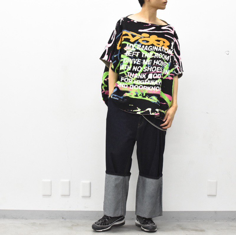 BODYSONG. / Graffitiknit - WHITE - CRACKFLOOR WEBSHOP