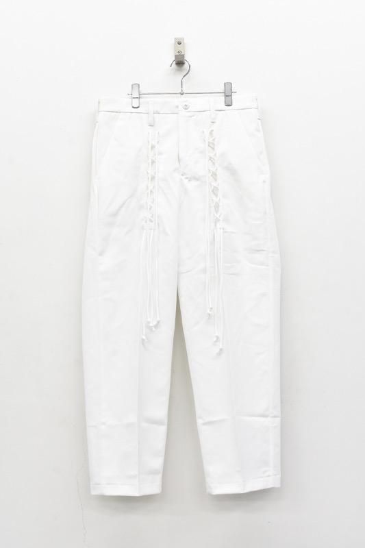 elephant TRIBAL fabrics / Race up work PT - WHITE - CRACKFLOOR WEBSHOP