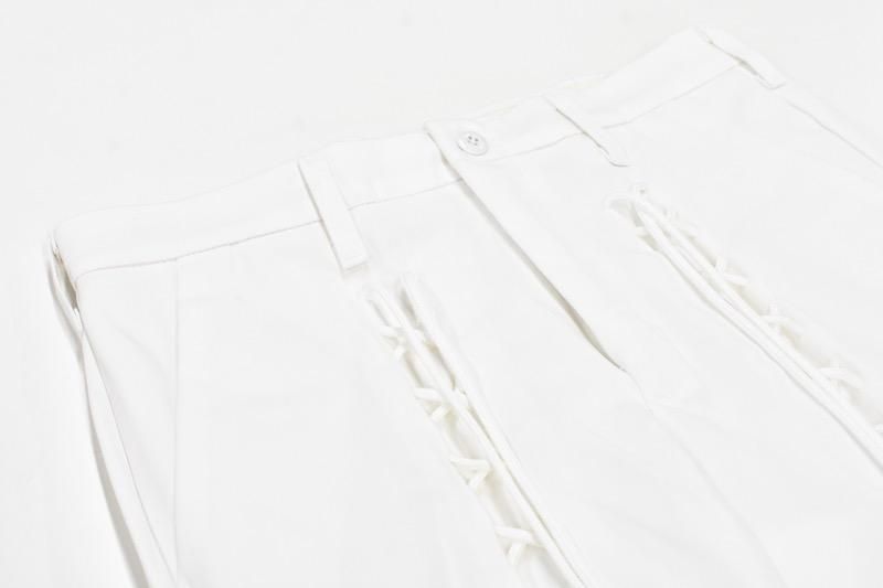 elephant TRIBAL fabrics / Race up work PT - WHITE - CRACKFLOOR WEBSHOP