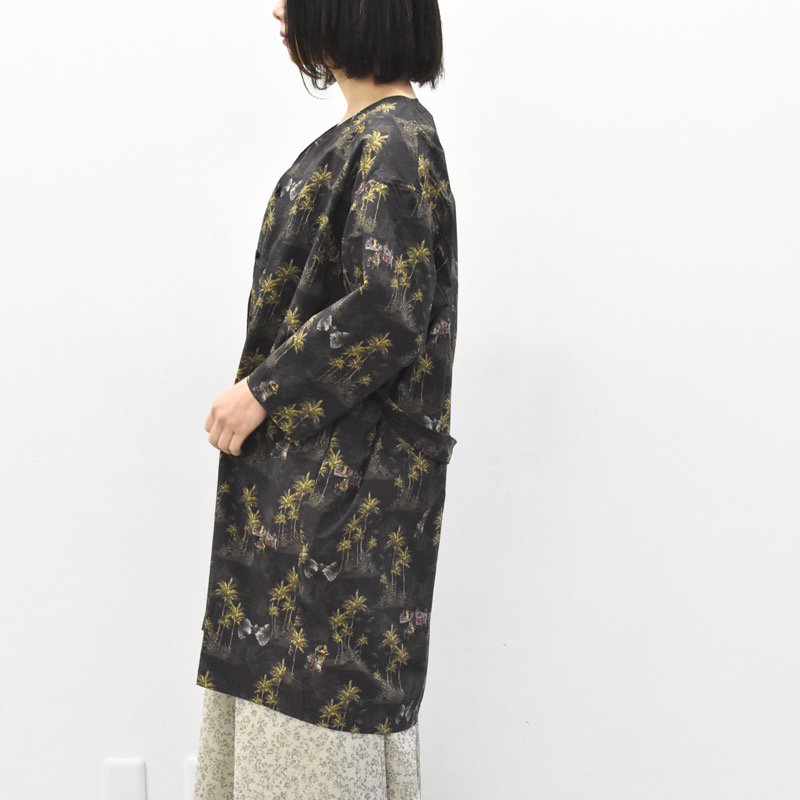 STOF / After War Aloha Long Shirts - BLACK - CRACKFLOOR WEBSHOP