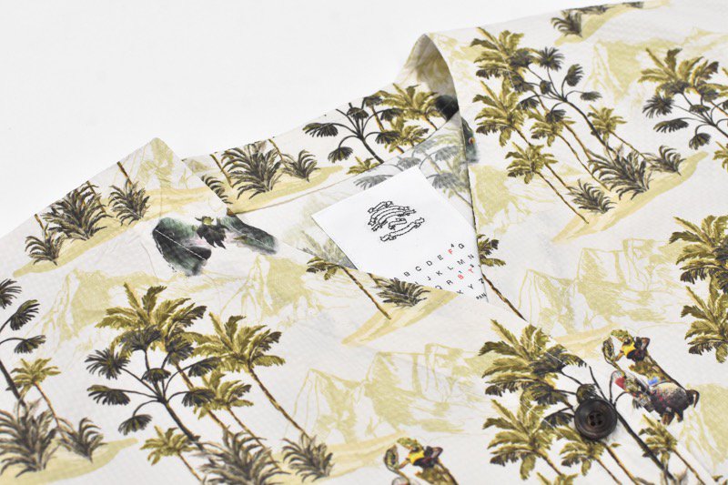 STOF / After War Aloha Long Shirts - BEIGE - CRACKFLOOR WEBSHOP